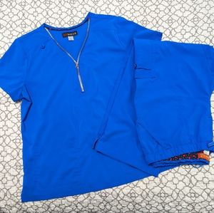 Koi Basics scrub set, Royal Blue